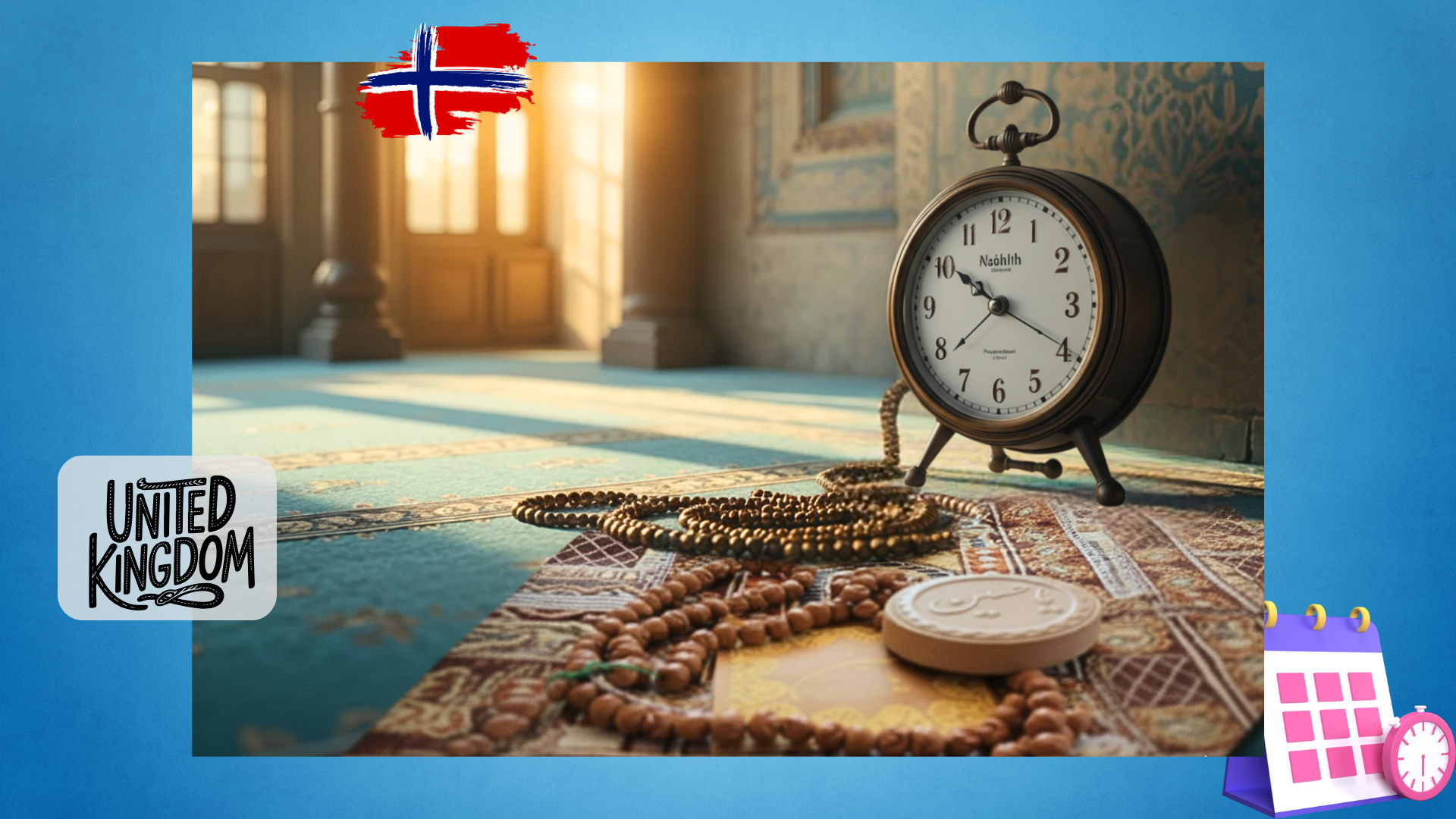Image of Ahlbyt Prayer Times: Now Local for UK and Norway ⏰🕌